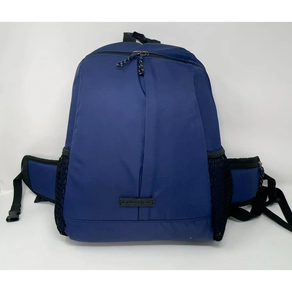 Fabletics The Radius Backpack  Blue Workout Gym Lightweight Travel Classic‎